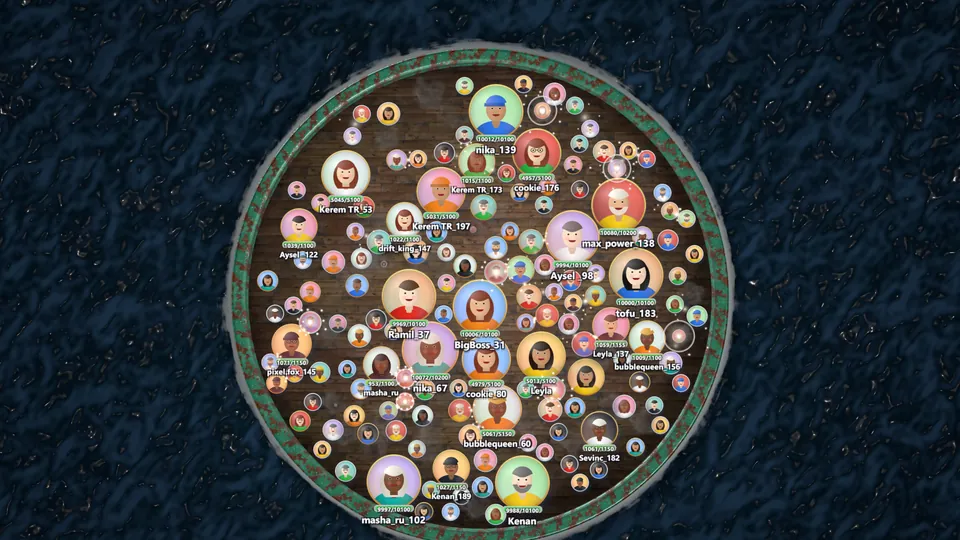 200 circles on the ship's deck