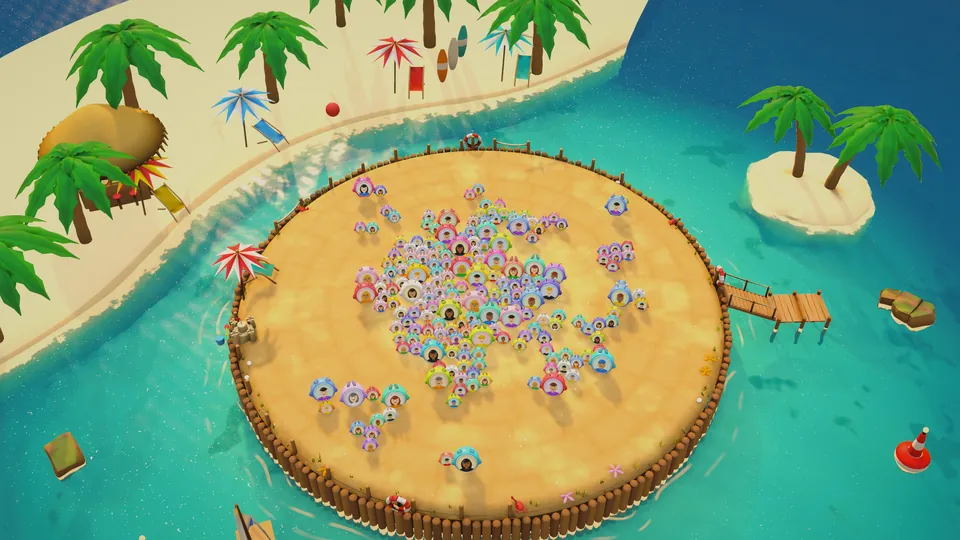 200 jellies on the beach map